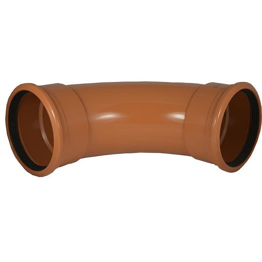 Underground 110mm Rest Bend Brown