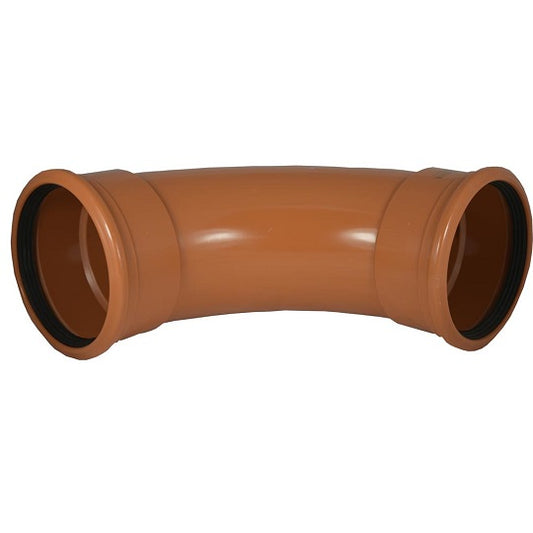 Underground 110mm Rest Bend Brown