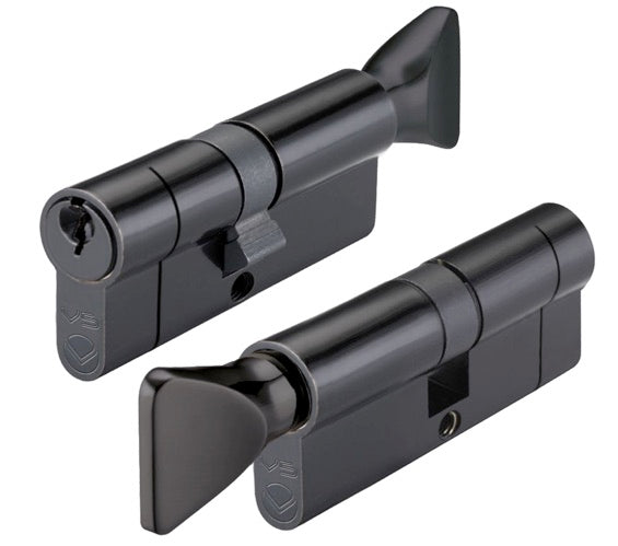 Double euro cylinder 80mm BLK