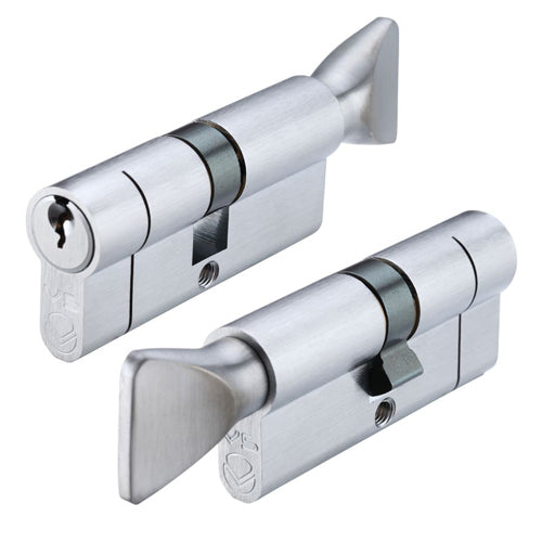 Double euro cylinder 60mm SCP