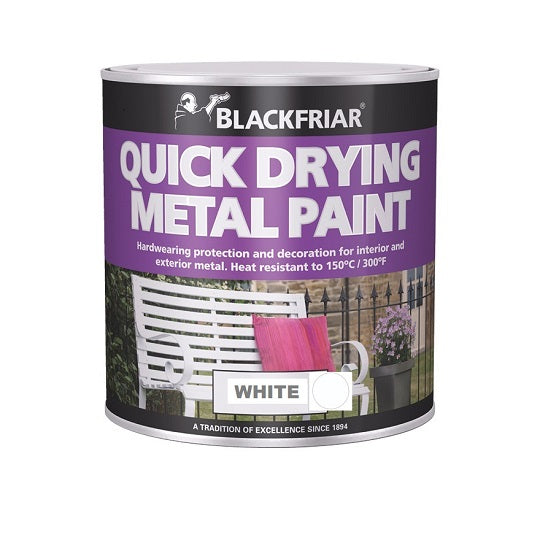 Blackfriar QD Metal Paint White 1lt