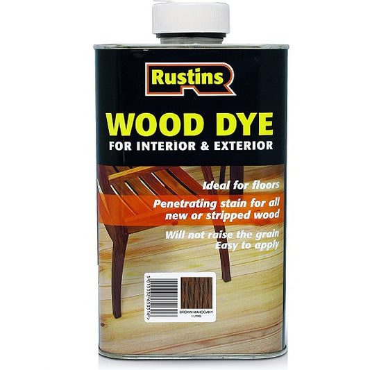 Wood Dye Brown Mahogany 1ltr