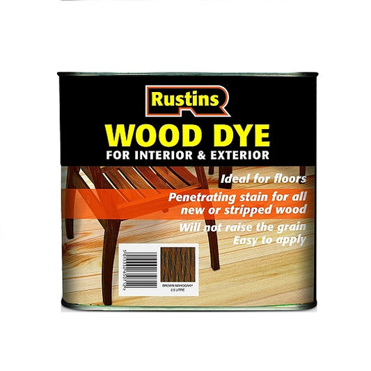 Wood Dye Brown Mahogany 2.5ltr