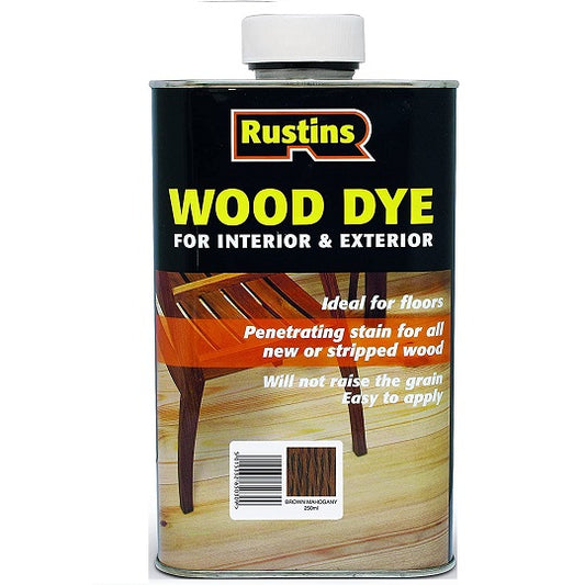Wood Dye Brown Mahogany 250ml