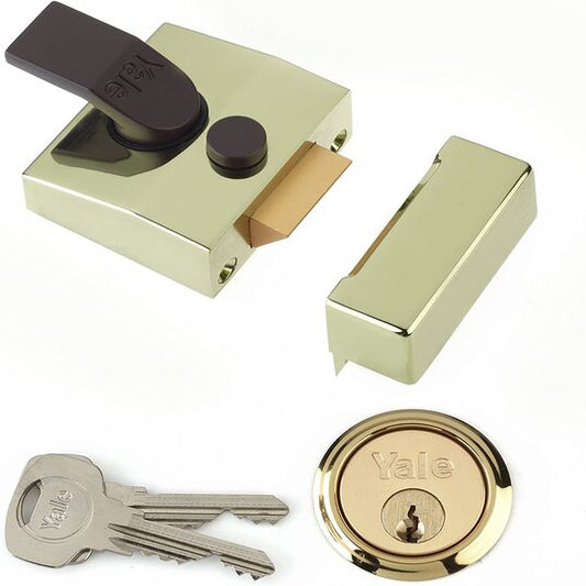 Yale 85 Nightlatch 40mm BRASSLUX