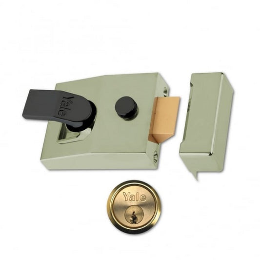 Yale 89 Nightlatch 60mm BRASSLUX