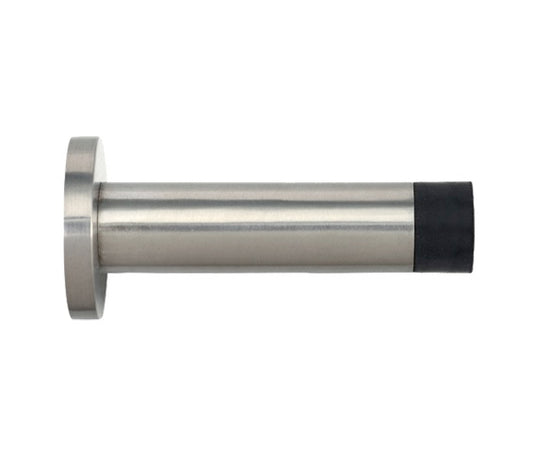 Door Stop - Cylinder c/w Rose 70mm  SC