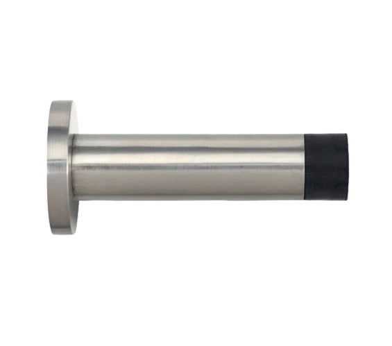 Door Stop - Cylinder c/w Rose 70mm CP