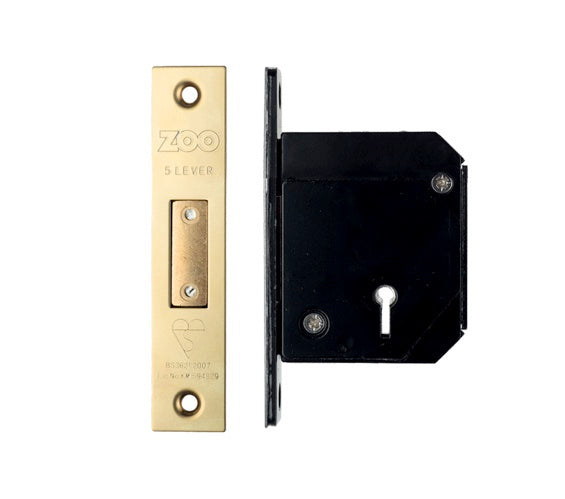 B/S 5 lever deadlock 76mm PVD