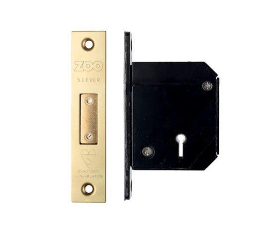 B/S 5 lever deadlock 76mm PVD