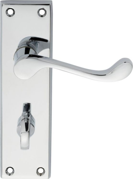 Victorian Scroll Lever BATH CP