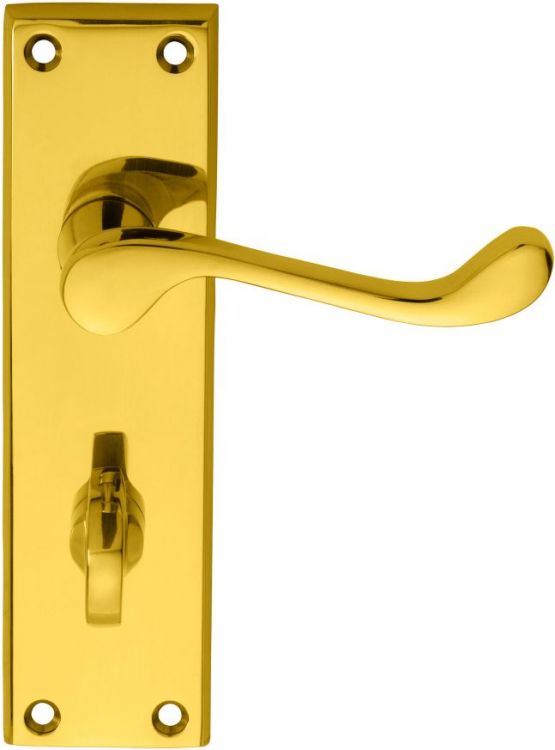 Victorian Scroll Lever BATH PB
