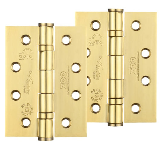 Radius BB hinge 102x75mm PVD