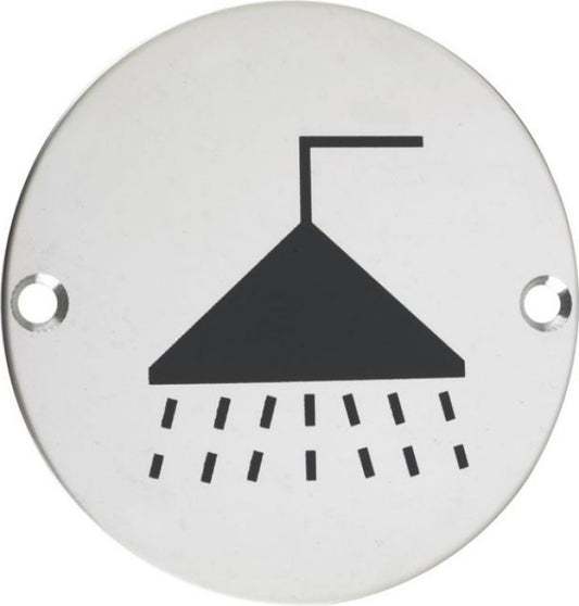 Shower sign 76mm