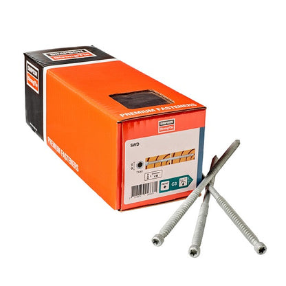 SWD DUB.THREAD SCREW 8.0X300 PROTEC 50PC