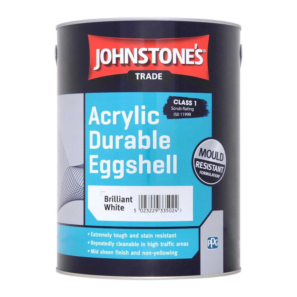 Johnstone's Eggshell Brilliant White 2.5L
