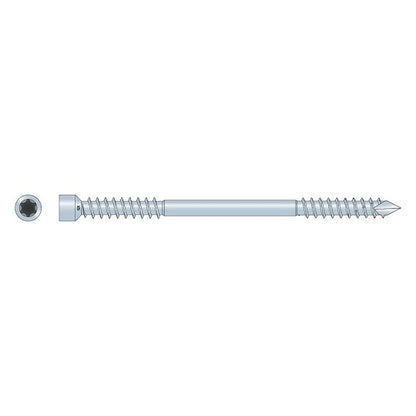 SWD DUB.THREAD SCREW 8.0X300 PROTEC 50PC