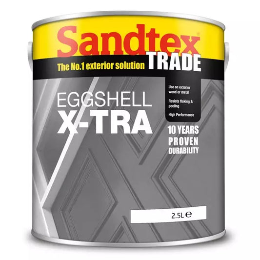 Sandtex Trade Eggshell X-tra Base White 2.5L
