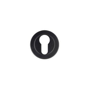 Escutcheon Euro Profile (50mm Dia.)  Black