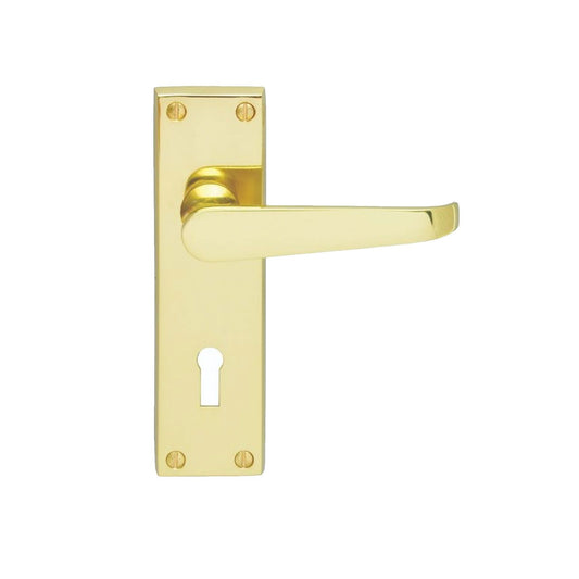 Flat Lever on BATH Backplate PB