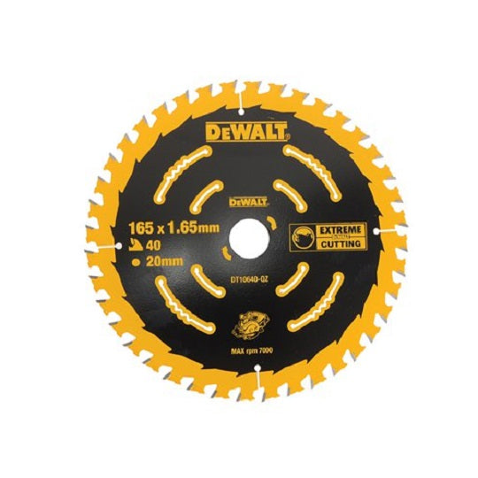 Dewalt Cordless Extreme Framing Circular Saw Blade 165 mm x 20 mm 24T