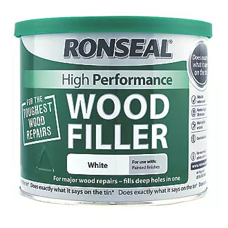 Ronseal High Performance Wood Filler White 1KG