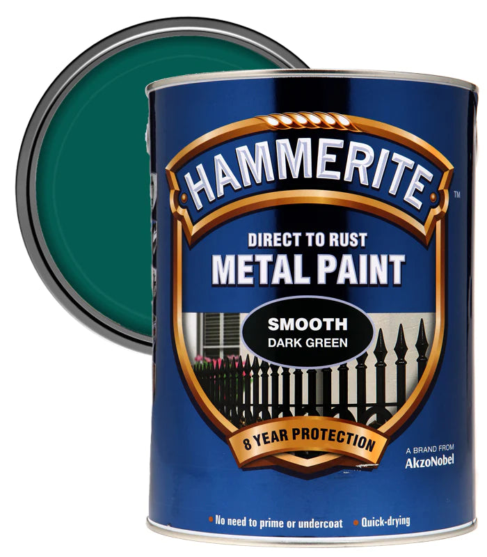Hammerite Metal Paint Smooth Mf Dark Green 750 ml