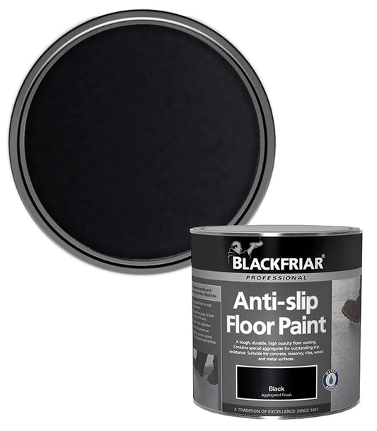 Blackfriar Anti-Slip Safety Floor Paint - Black 2.5lt