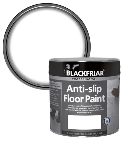 Blackfriar Anti-Slip Safety Floor Paint - White 5lt