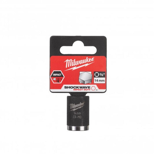 Milwaukee Hexagon Socket ShW 3/8 SKT short 14mm