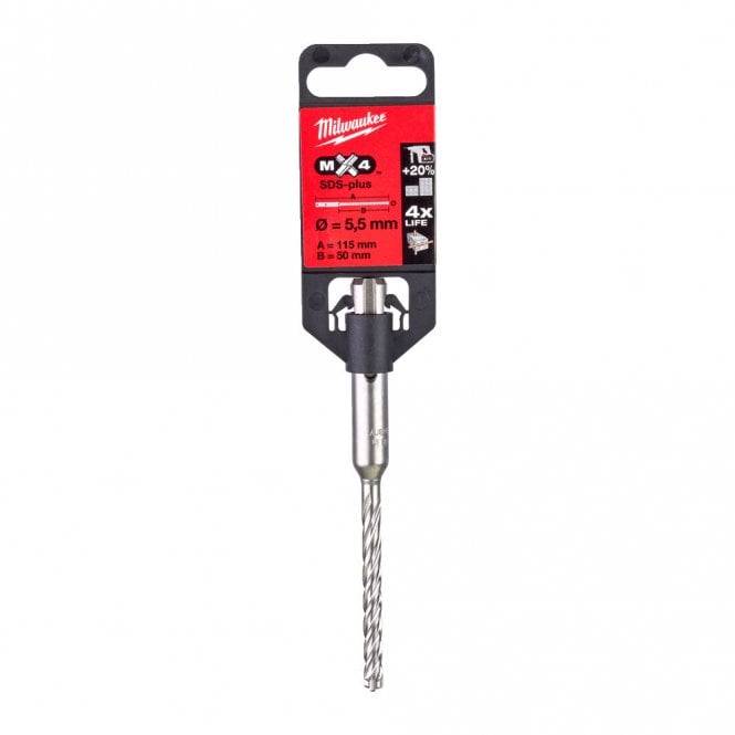 Milwaukee Hammer Drill Bit SDS+ 5.5x110 P1M