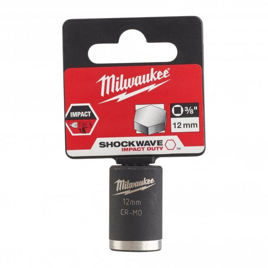 Milwaukee Hexagon Socket ShW 3/8 SKT short 12mm