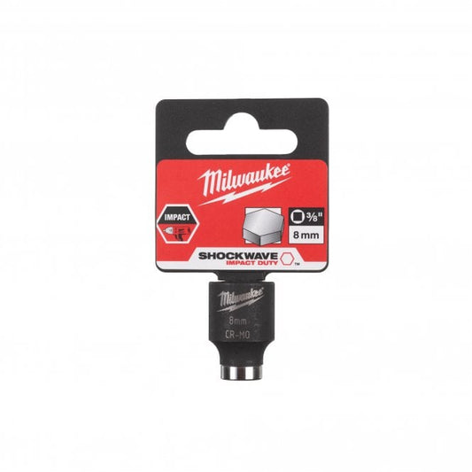 Milwaukee Hexagon Socket ShW 3/8 SKT short 8mm