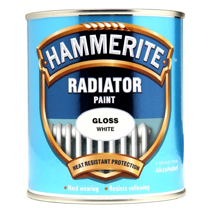 Hammerite HR Radiator Gloss White 500ml