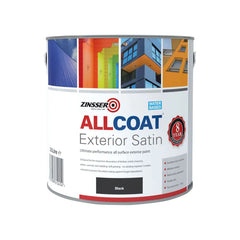 Zinsser Allcoat Ext WB Satin Black 2.5L