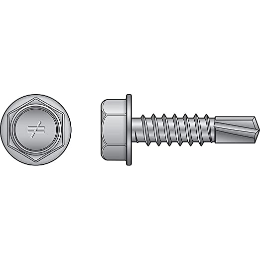 10 X 3/4IN 16 TPI HEX SD ZINC 100/BX