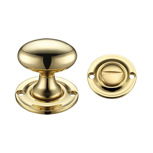 Oval Thumb Turn Coin Release - PB