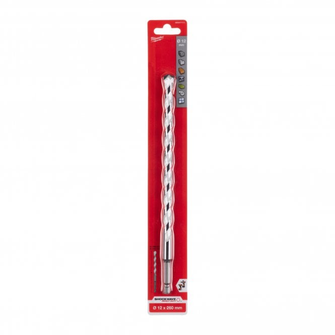 Milwaukee Multi Mat.Drill 12x260 - 1pc