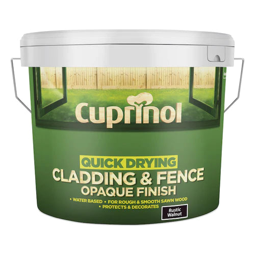 Cuprinol Quick Dry  Fence RusWalnut 10L