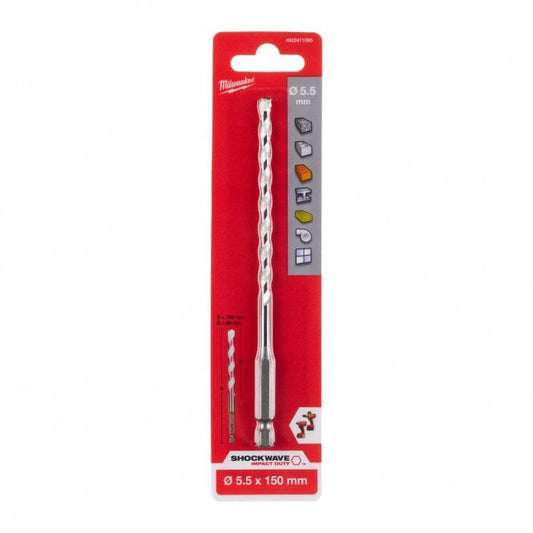 Milwaukee Multi Mat.Drill 5.5x150 - 1pc