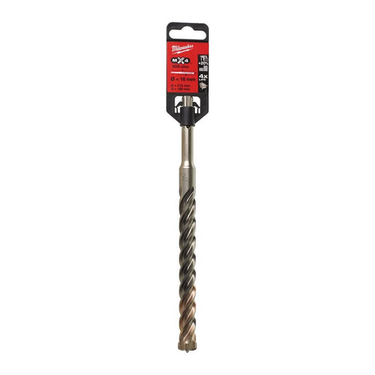Milwaukee Drill Bits SDS+ MX4 16X210 - 1pc
