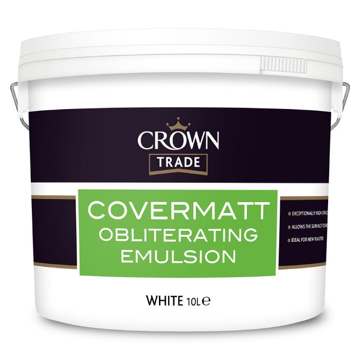 Crown Covermatt White 10L