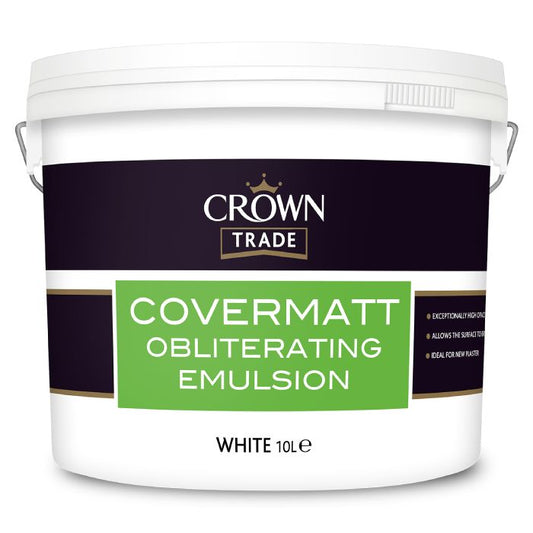Crown Covermatt White 10L