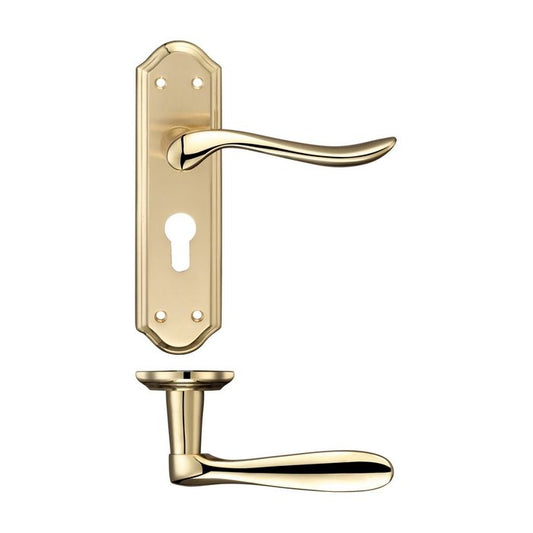 Lincoln lever BATH 180x48mm FB