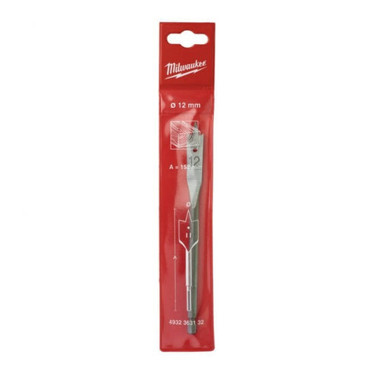 Milwaukee Flat Boring Bit Wflat Bit 12x152 P1M