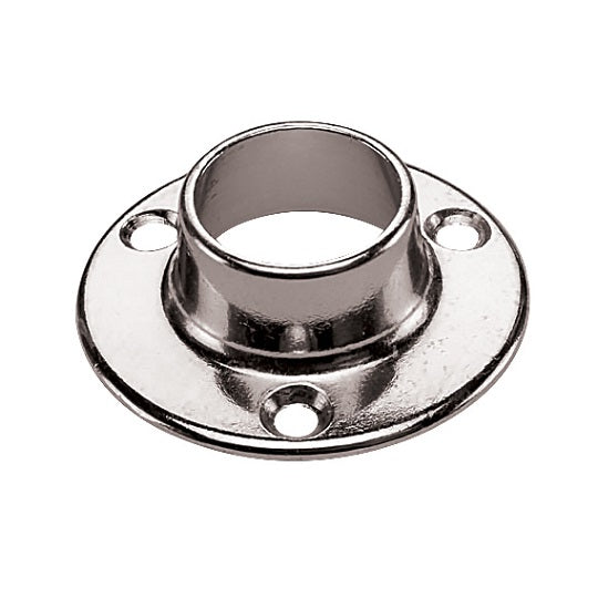 Wardrobe Rail End 19mm CP