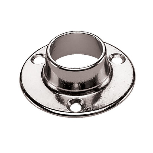 Wardrobe Rail End 19mm CP
