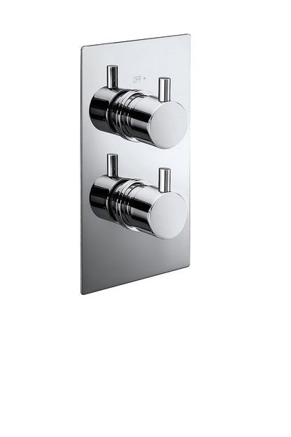 Plan, concealed thermostatic shower valve+diverter