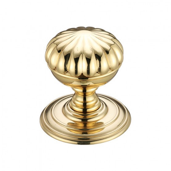 Mortice knob 70mm rose PB