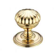 Mortice knob 70mm rose PB